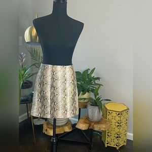 Vegan leather snake skirt, Medium